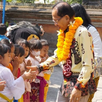 Kunjungi Pasraman Badung, Dirjen Bimas Hindu Bahas Pembentukan Program Widyalaya