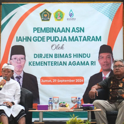 Prof. Duija Sambangi NTB, Diskusi dengan Umat Tekankan Pentingnya Pendidikan untuk Jaga Peradaban Hindu Nusantara