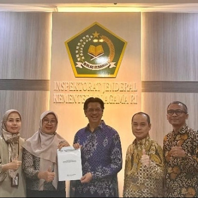 Hasil Penilaian BPKP, Nilai Kapabilitas Aparat Pengawasan Intern Kemenag Naik Jadi 3,55