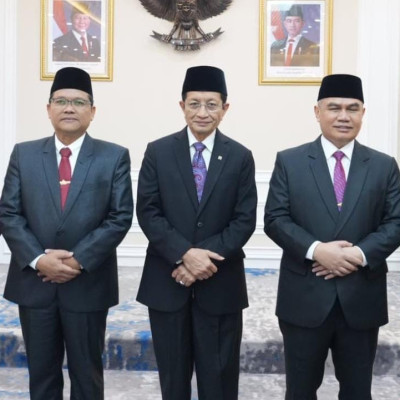 Menag Lantik Irjen Baru dan Rektor UIN Raden Fatah: Tekankan Integritas dan Kepemimpinan Visioner​​​​​​​​​​​​​​