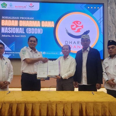 Penandatanganan MOU Ditjen Bimas Hindu dan BDDN: Komitmen Bersama Untuk Kesejahteraan Umat Hindu Indonesia