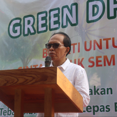 Green Dharma Serentak: Tebar Ikan dan Lepas Satwa pada Tumpek Uye sebagai Aksi Nyata Penyelamatan Bumi.