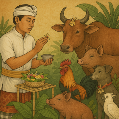 Tumpek Uye dalam Pandangan Agama Hindu: Harmoni Spiritual antara Manusia dan Hewan