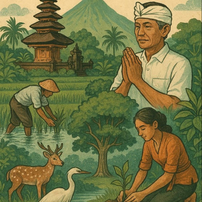 Membangun Kesadaran Ekologis Melalui Ajaran Tri Hita Karana dan Program Green Dharma