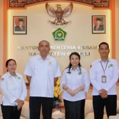 Sinergi Pusat dan Daerah, Direktur Pendidikan Hindu Kordinasi Program Strategis Di Kankemenag Bangli