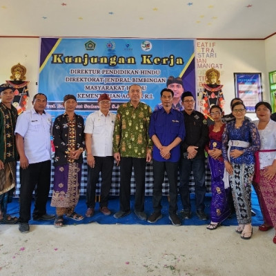 Peresmian Gedung Pratama Widyalaya Dharma Kerti Tandai Komitmen Ditjen Bimas Hindu Dalam Penguatan Pendidikan Hindu