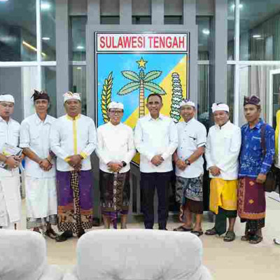 Sulteng Siap Jadi Tuan Rumah Utsawa Dharma Gita Nasional 2027, Gubernur Anwar Hafid Terima Audiensi Dirjen Bimas Hindu