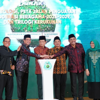 Kementerian Agama Rilis Buku Ekoteologi, Trilogi Kerukunan, dan Peta Jalan Moderasi Beragama 2025–2029