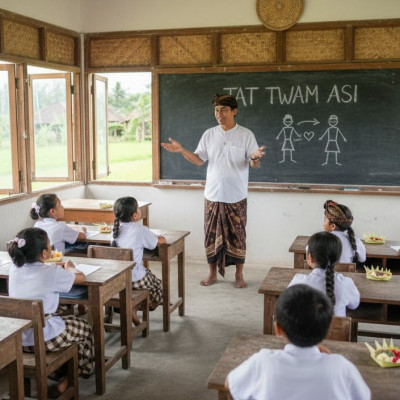 SANG ARSITEK PENGETAHUAN: MEMAHAMI KEAGUNGAN PERAN GURU DALAM TRADISI HINDU