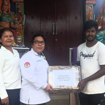 Pembimas Hindu Sumut Gerak Cepat Bantu Umat Terdampak Banjir di Medan dan Deli Serdang
