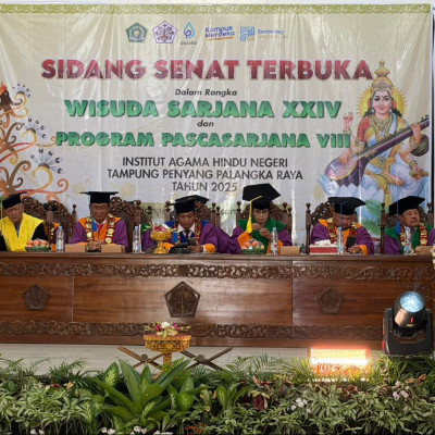IAHN Tampung Penyang Palangkaraya Gelar Sidang Senat Terbuka Wisuda Sarjana XXIV dan Pascasarjana VIII