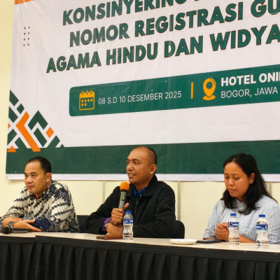 Konsinyering Penerbitan NRG: Wujud Komitmen Ditjen Bimas Hindu memberikan Kepastian Layanan Guru Agama Hindu dan Widyalaya