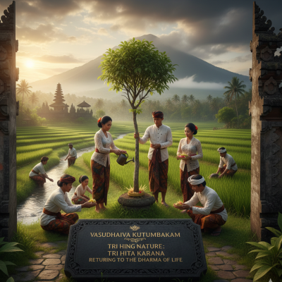 Loving Nature viewed from Hindu’s Perspective: Returning Humans Being to Dharma of Life
