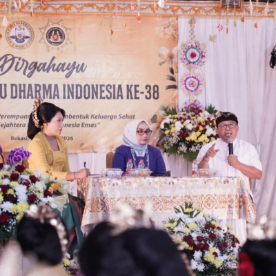Perayaan HUT ke-38 Wanita Hindu Dharma Indonesia, Perempuan Berdaya Menguatkan Keluarga Sehat dan Sejahtera Menuju Indonesia Emas