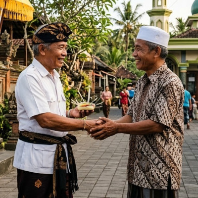 Hari Suci Nyepi Bertemu Malam Takbiran Idul Fitri, Momentum Memperkuat Toleransi dan Saling Menghormati