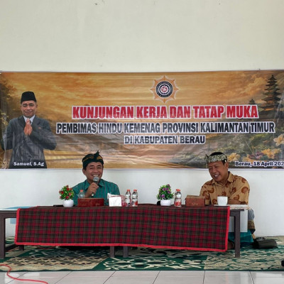 Perkuat Sinergi, Pembimas Hindu Kaltim Tinjau Umat di Wilayah Perbatasan Berau dan Kutai Timur