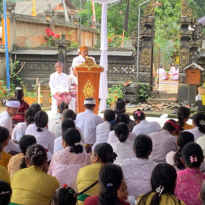 Piodalan Pura Dharma Wijaya Kediri Perkuat Sradha Umat dan Harmoni Moderasi Beragama