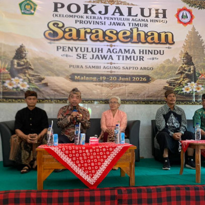Perkuat Sinergi Pembinaan Umat, Penyuluh Agama Hindu se-Jawa Timur Gelar Reorganisasi Kepengurusan