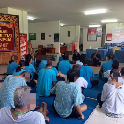 Penyuluh Agama Hindu Perkuat Pemulihan Mental Rehabilitan melalui Pembinaan Spiritual