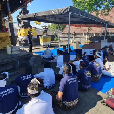 Perkuat Pembinaan Mental, Kemenag Bangli Gelar Bimbingan Keagamaan bagi Warga Binaan Lapastik
