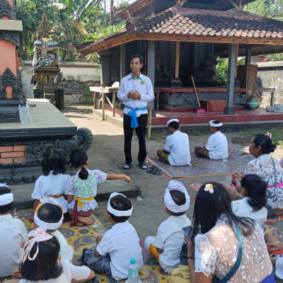Bangun SDM Hindu Berkarakter, Yayasan Dharma Tambang Eleh Gelar Upanayana Perdana
