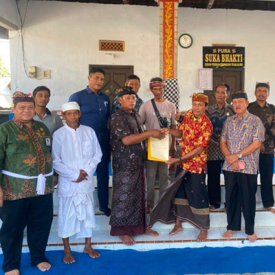 Hibah Tanah Pura Resmi Dilakukan, Langkah Strategis Perkuat Perlindungan Aset Tempat Ibadah Hindu