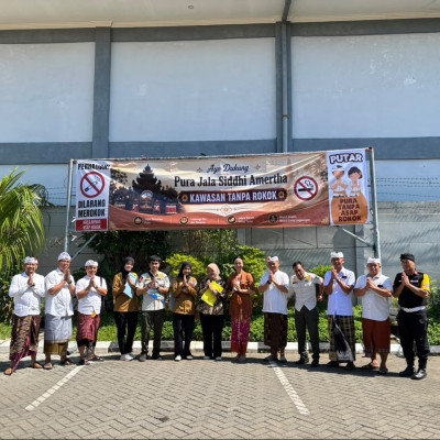 Pura Jala Siddhi Amertha Jadi Percontohan Kawasan Tanpa Rokok, Inovasi "PUTAR" Tuai Apresiasi