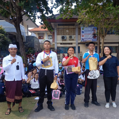 Satgas Narkoba Goes to School: Kemenag Gianyar dan BNN Ajak 1.100 Siswa Baru Bentengi Diri dari Narkoba Melalui Implementasi Nilai-Nilai Dharma