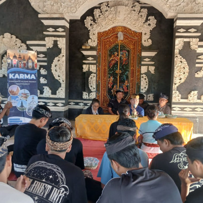 Wujudkan Layanan Berdampak, Penyuluh Agama Hindu Klungkung Susur Desa Adat Beri Bimbingan Remaja Pranikah