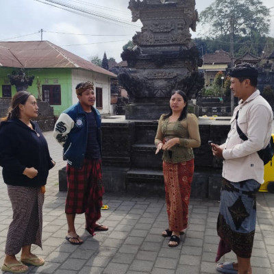 Perkuat Karakter Generasi Muda, Penyuluh Agama Hindu Pererat Sinergi dengan Desa Adat Serai