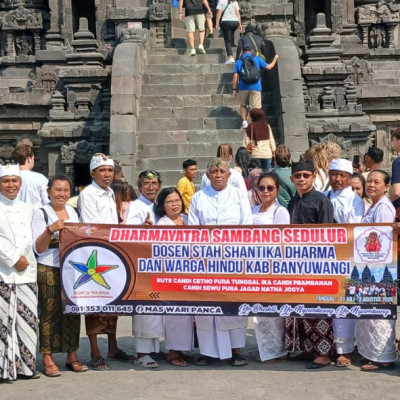 Jadikan Candi Prambanan Episentrum Spiritual Nusantara, Umat Hindu Banyuwangi dan DIY Perkuat Sinergi Lewat Sambang Sedulur