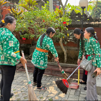 Bersih-Bersih Pura di Cibubur, Kemenag DKI Hidupkan Ekoteologi dan Semangat Kebangsaan