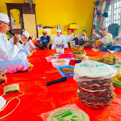 Kenduri Selamatan Perkuat Kebersamaan Umat Hindu Jelang Piodalan Pura Jagad Karana Merauke