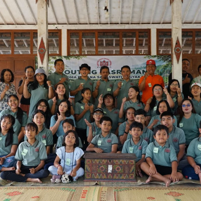 Tumbuhkan Harmoni dengan Alam, Pasraman Padma Bhuana Saraswati Ajak Siswa Belajar di Luar Kelas