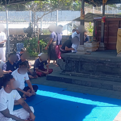Melalui Program Ruang Pulih, Kemenag Bangli Beri Bimbingan Mental 90 WBP Lapas Narkotika