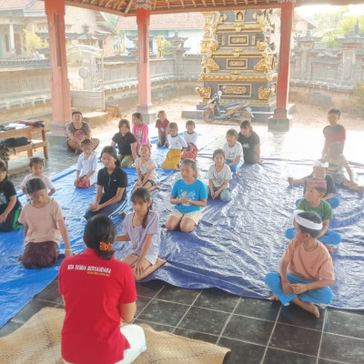Implementasi Ajaran Tat Twam Asi, Pembinaan Pasraman di Way Kanan Gembleng Etika Generasi Muda