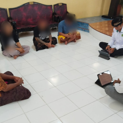 Bina Warga Binaan Lapas Parigi, Penyuluh Kemenag Parigi Moutong Gembleng Ajaran Tri Kaya Parisudha