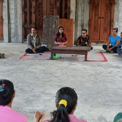 Integrasikan Etos Kerja Hindu, Kewirausahaan Berbasis Potensi Lokal Dibekalkan bagi Puluhan Warga Cangwang