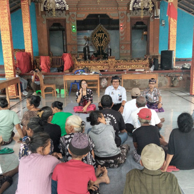 Tingkatkan Kualitas Hidup Lansia, Kolaborasi Kemenag Karangasem dan Posyandu Tiyingtali Sosialisasikan 6 Kebiasaan Sehat Perspektif Hindu
