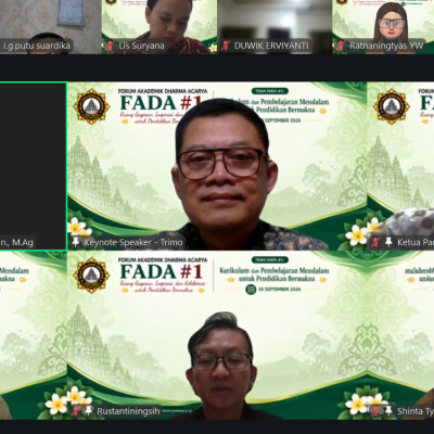 Dorong Transformasi Pembelajaran Mendalam, STAHN Jawa Dwipa Gelar Forum Akademik Dharma Acarya