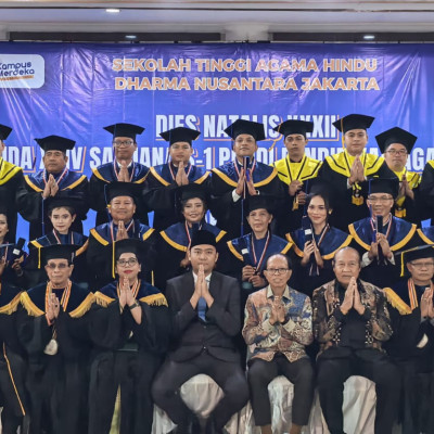 38 Sarjana Diwisuda, Sarva Jnana Tattva Jadi Akar Kearifan Nusantara Berwawasan Global