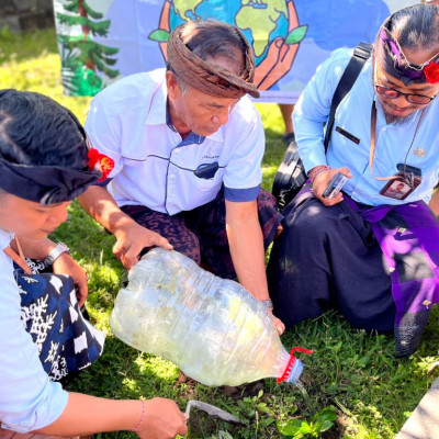 Wujudkan Green Dharma, Penyuluh Agama Hindu Klungkung Gencarkan Ekoteologi di Kawasan Pura